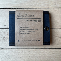 Dirt Bag Wallet Note by Waxed Journals