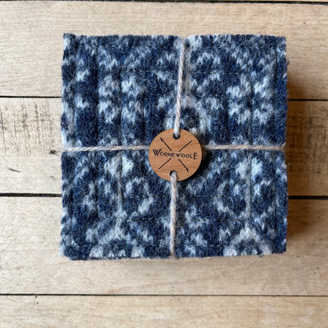Sweater Wool Coasters - Set of 4