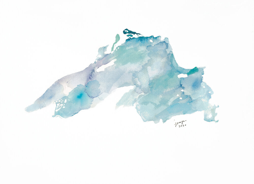 Jordan Larson - Lake Superior Blue Print