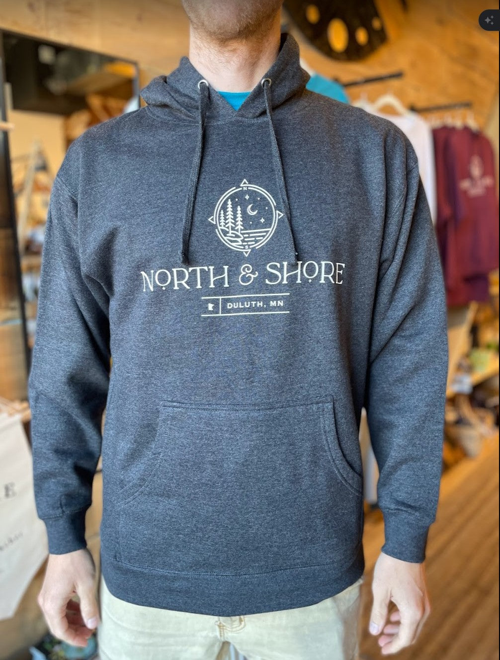 North & Shore Logo - Adult Hooded Sweatshirt