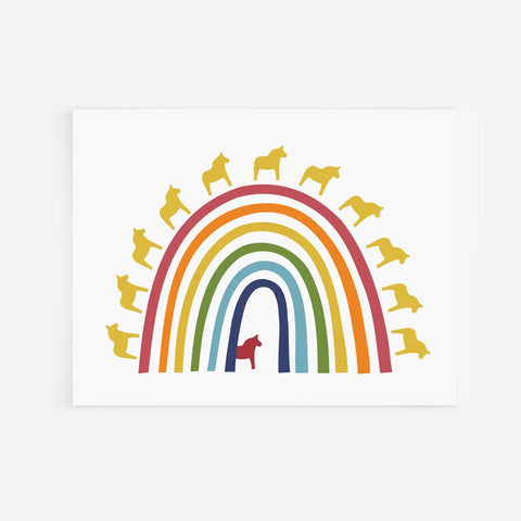 Dala Rainbow Card by Juniper Blue