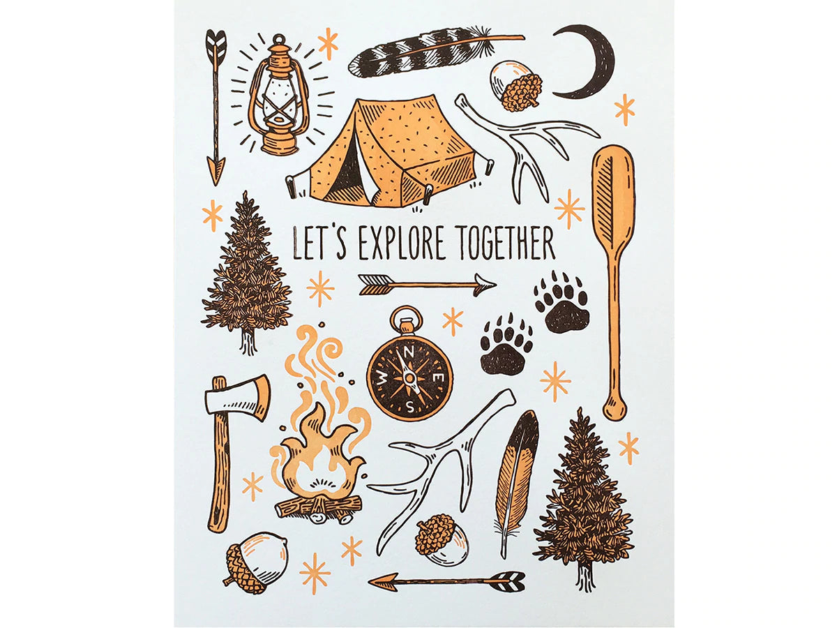 Lets Explore Together Card