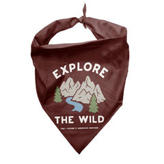 American Heritage - Dog Bandana "Explore the Wild"