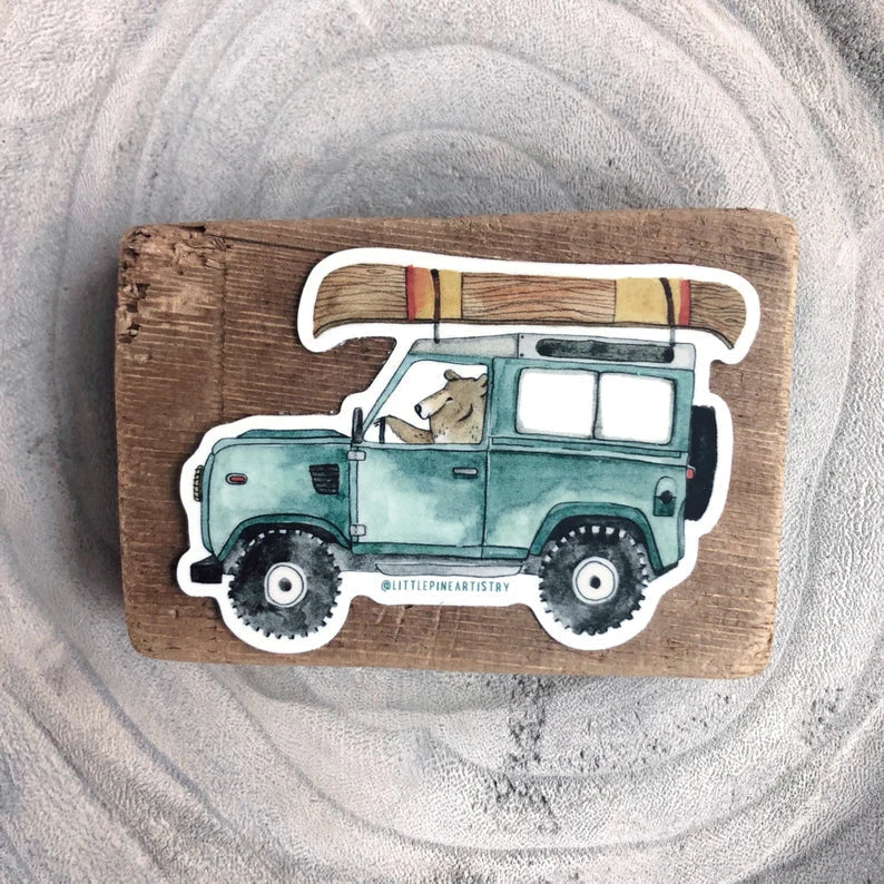 Jeep Bear Sticker