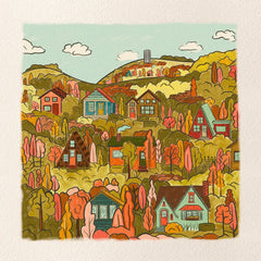 "City on a Hill" Print by Everyday Antonia Mae