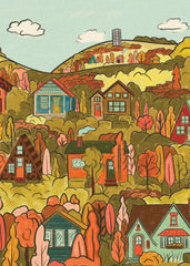 "City on a Hill" Print by Everyday Antonia Mae